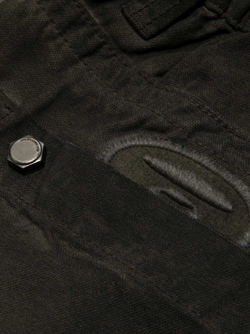 AAPE BY *A BATHING APE Straight jeans met wijde pijpen Grijs