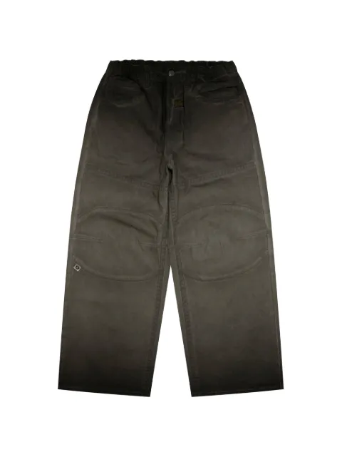 AAPE BY *A BATHING APE® logo-appliqué wide-leg trousers