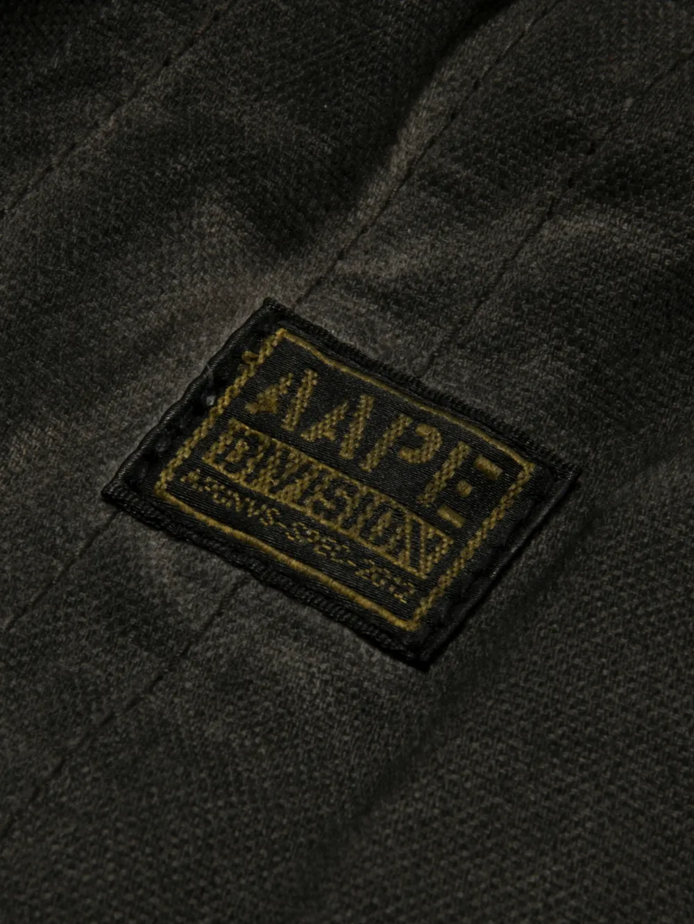 AAPE BY *A BATHING APE Straight jeans met wijde pijpen Grijs