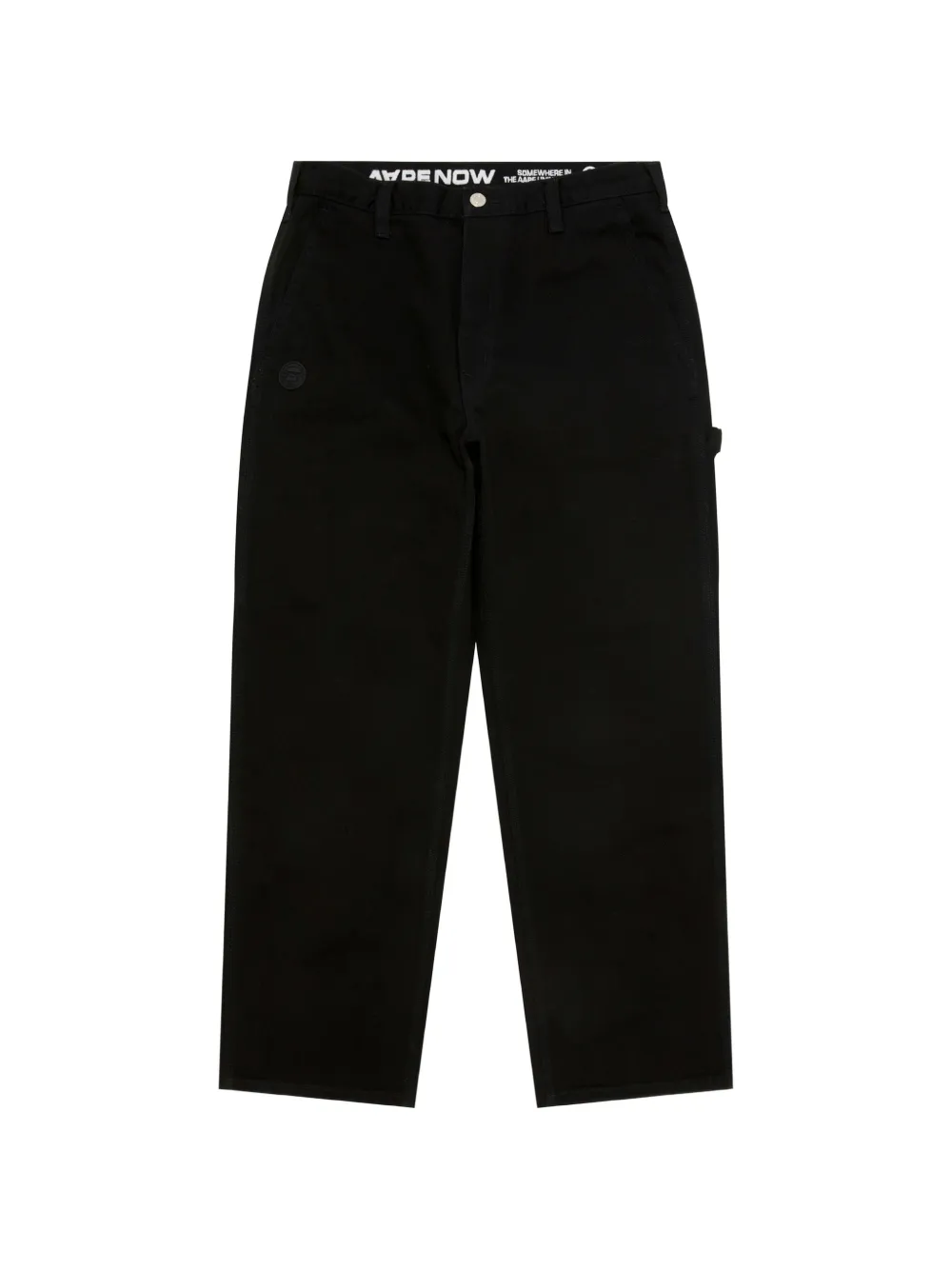 AAPE BY *A BATHING APE® logo-detail wide-leg trousers - Nero