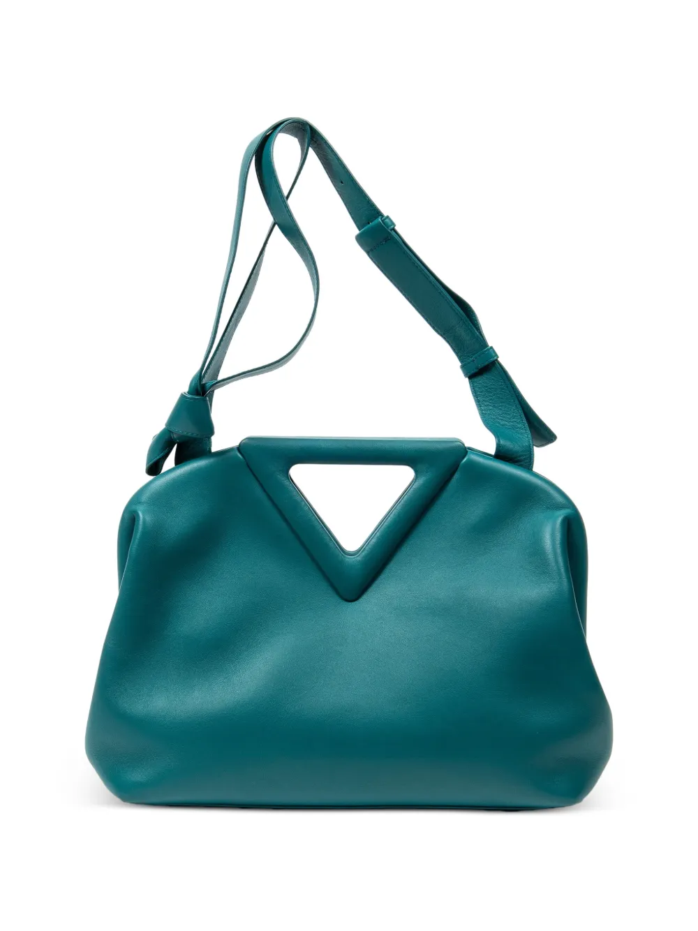 Bottega Veneta Pre-Owned Point leather shoulder bag - Blu