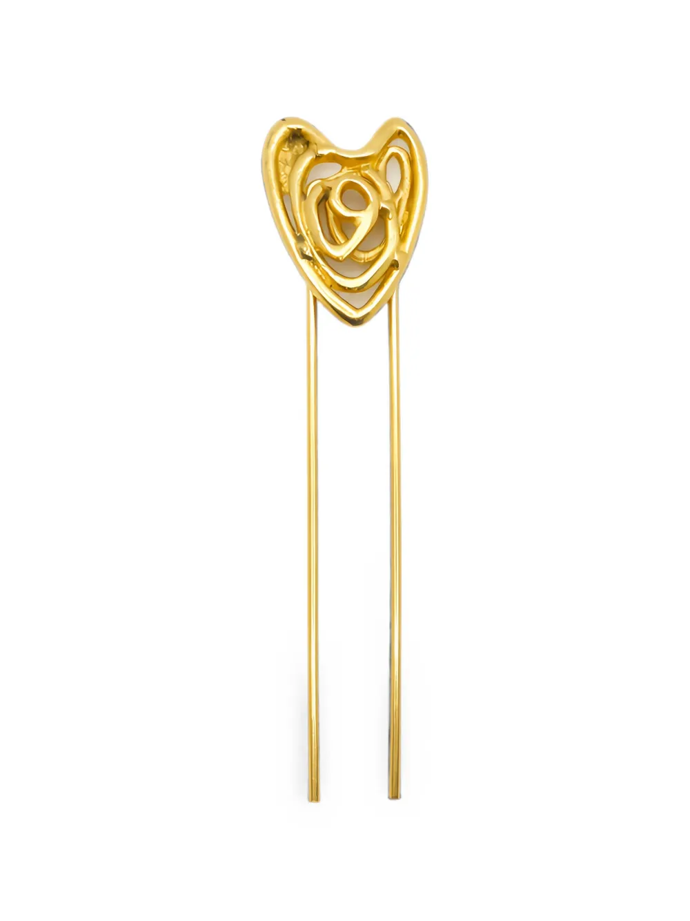 Jennifer Gibson Jewellery Fermaglio con motivo a cuore anni '80 - Oro