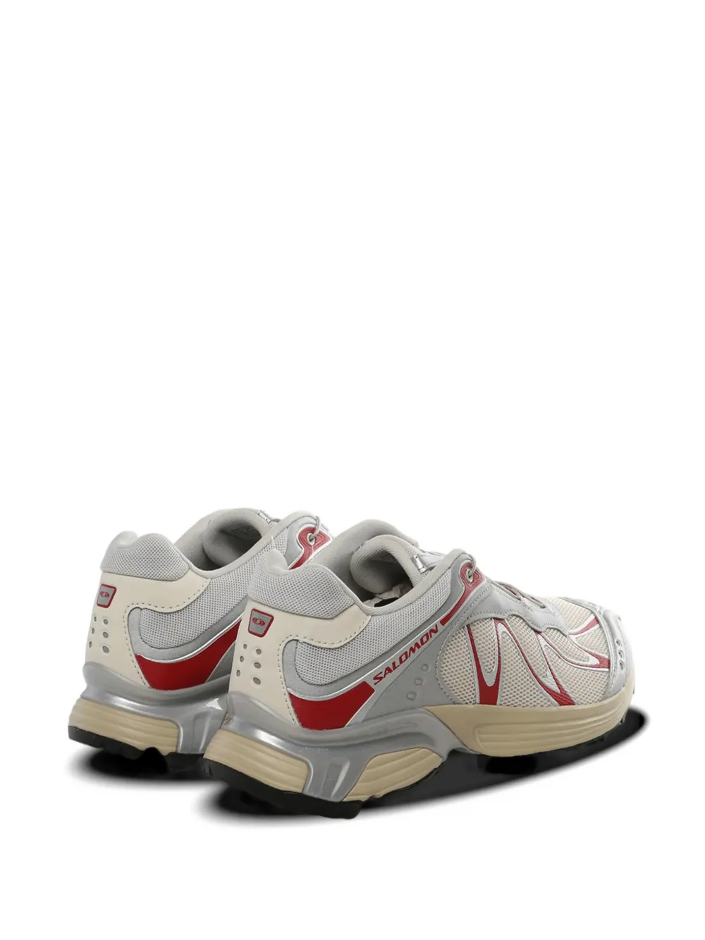 Salomon XT-Whisper sneakers met zilverkleurig detail Beige