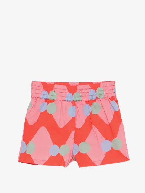 Stella McCartney Kids short à motif géométrique