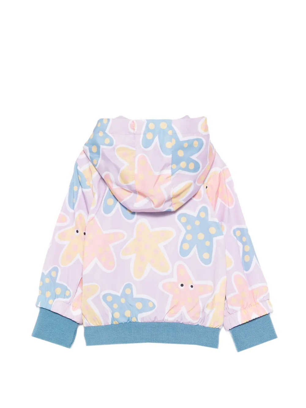 Starfish-Print Hooded Jacket