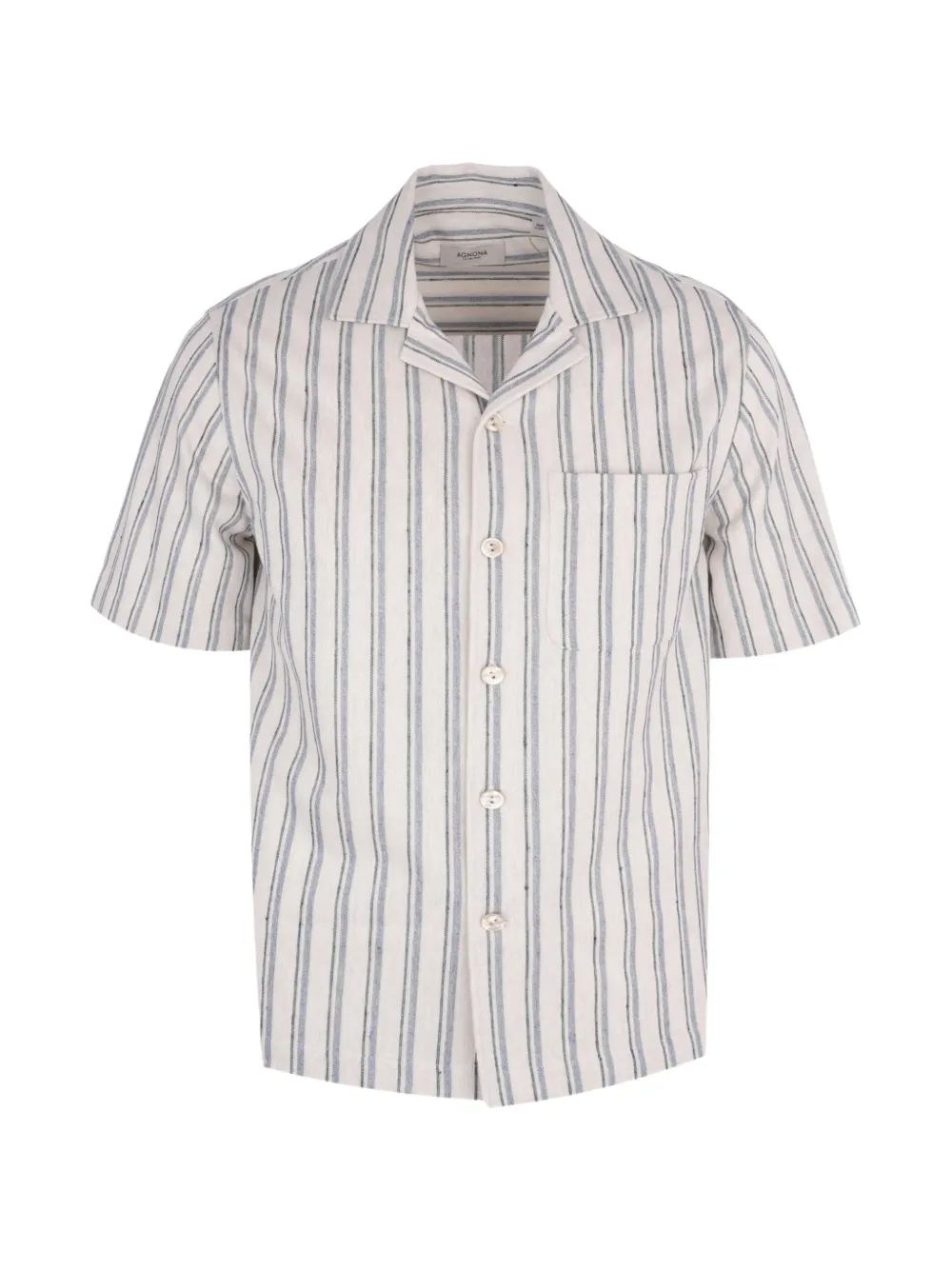 Agnona striped jersey shirt - Toni neutri