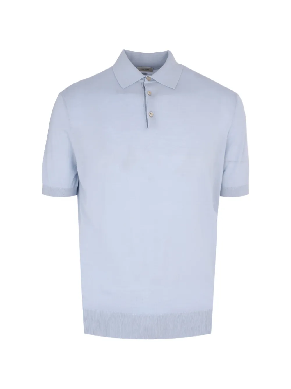 Agnona knitted polo shirt - Blu
