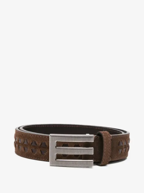 ETRO ceinture en cuir à boucle logo
