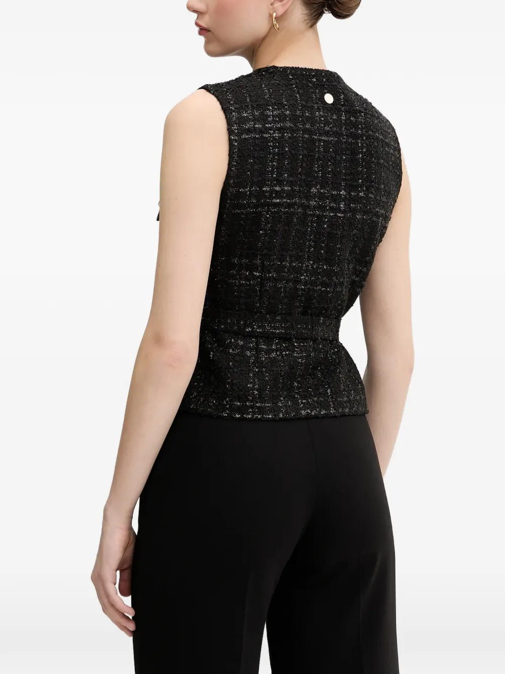  Joop! Viola Tweed Vest - Black 