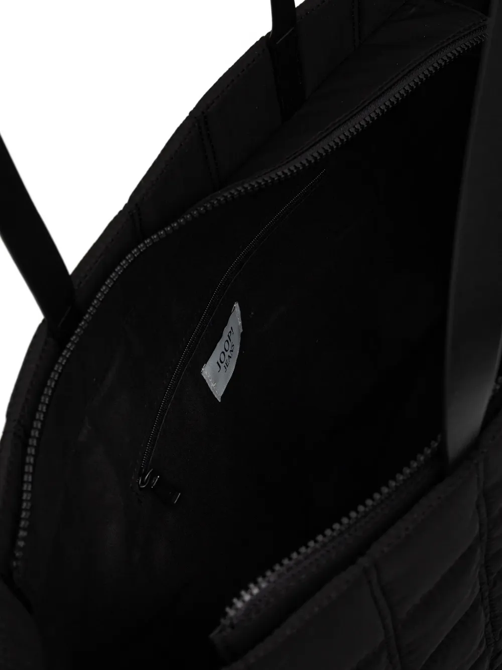 Joop! Gewatteerde shopper Zwart