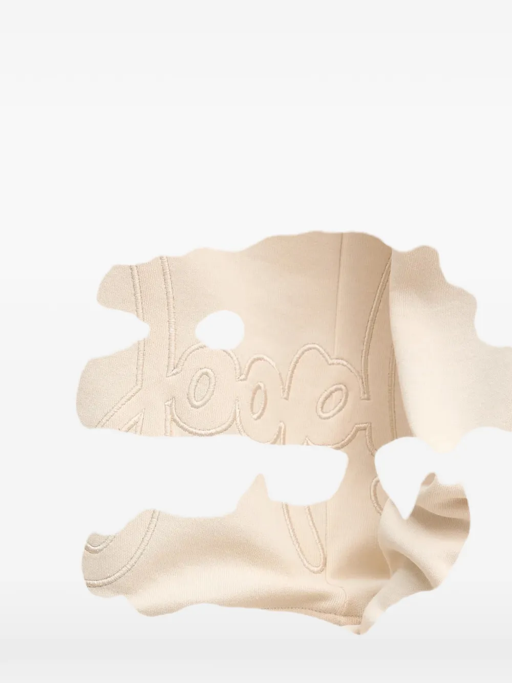 Joop! Hoodie met trekkoord en logo Beige