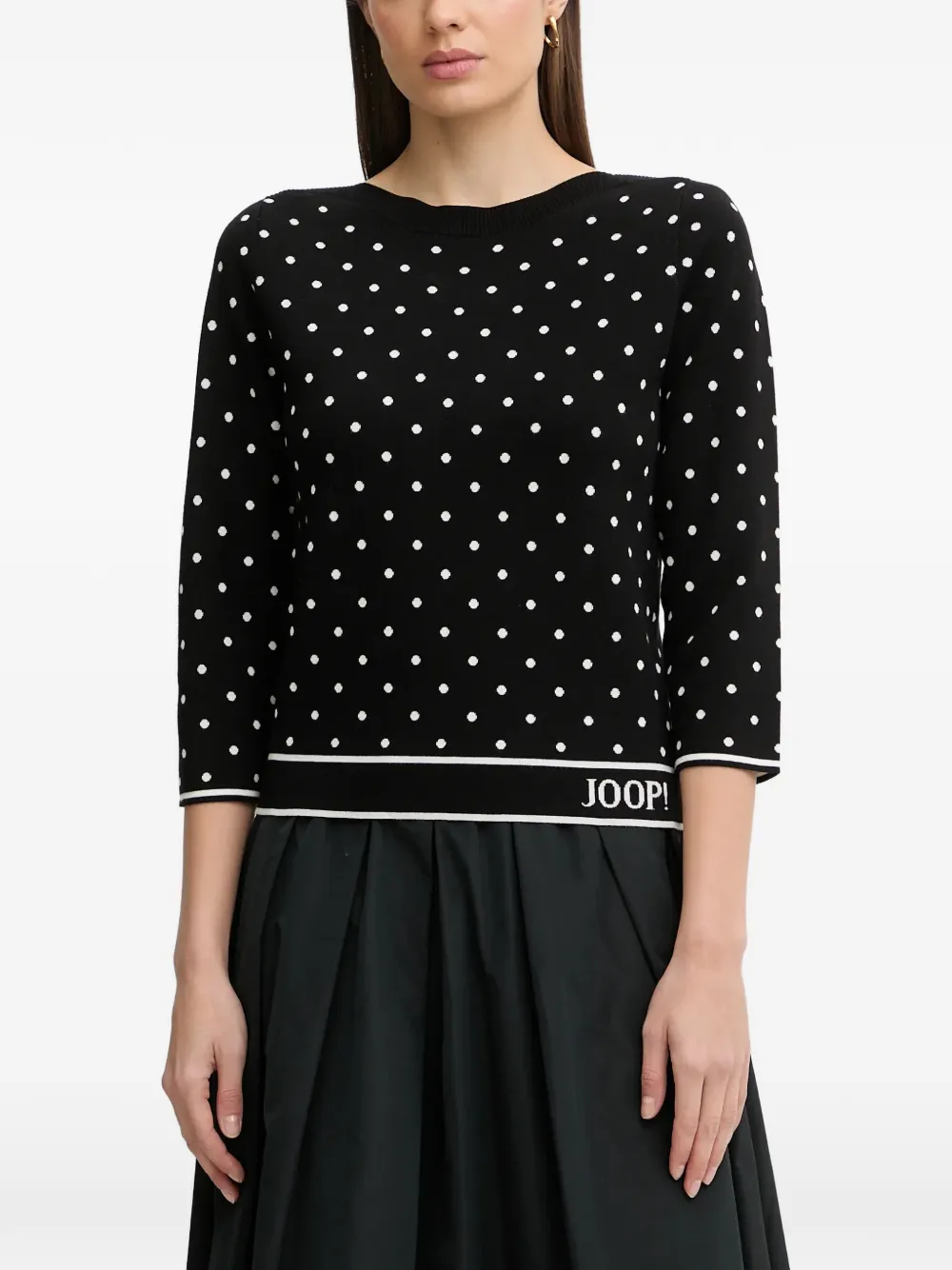 Joop! Konstantina polka-dot print sweater - Nero