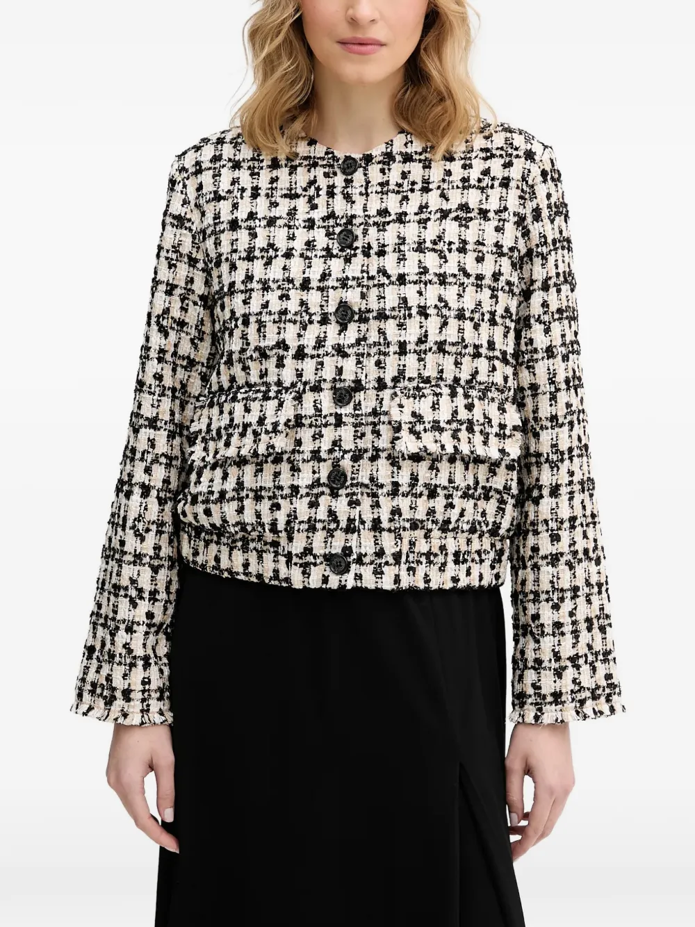 Joop! Jenifer patterned jacket - Nero
