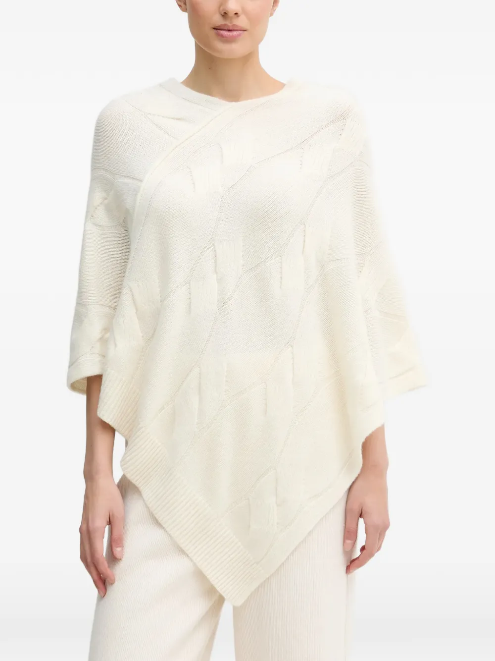 Benetton Poncho - Bianco