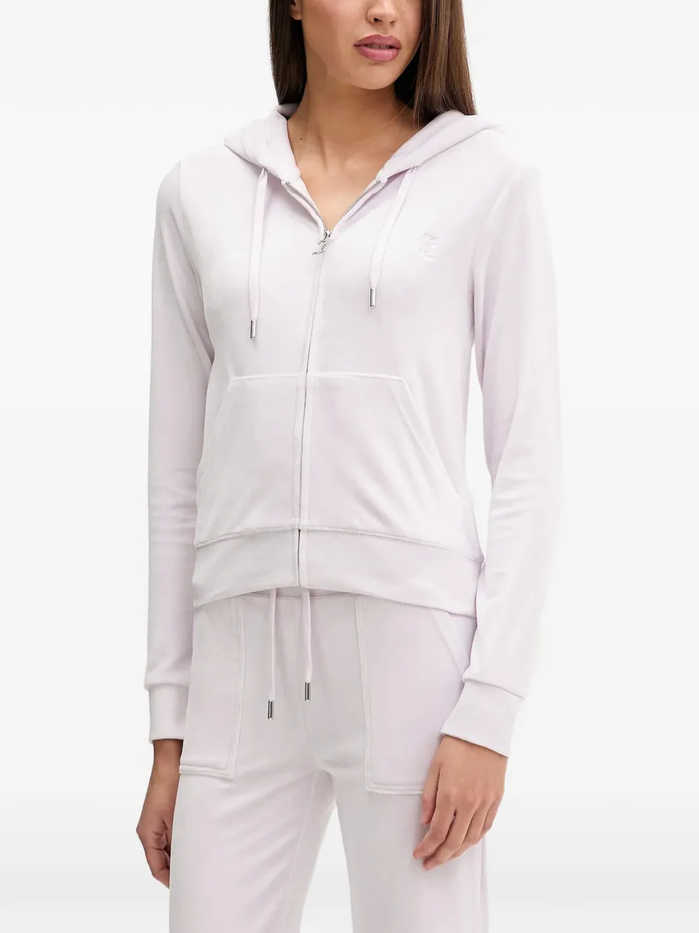 Juicy Couture Zip-up Hoodie In Gray