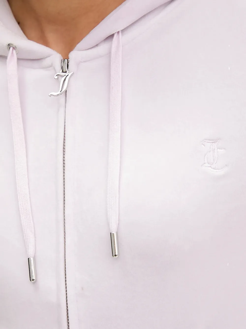 Juicy Couture Hoodie met rits Paars