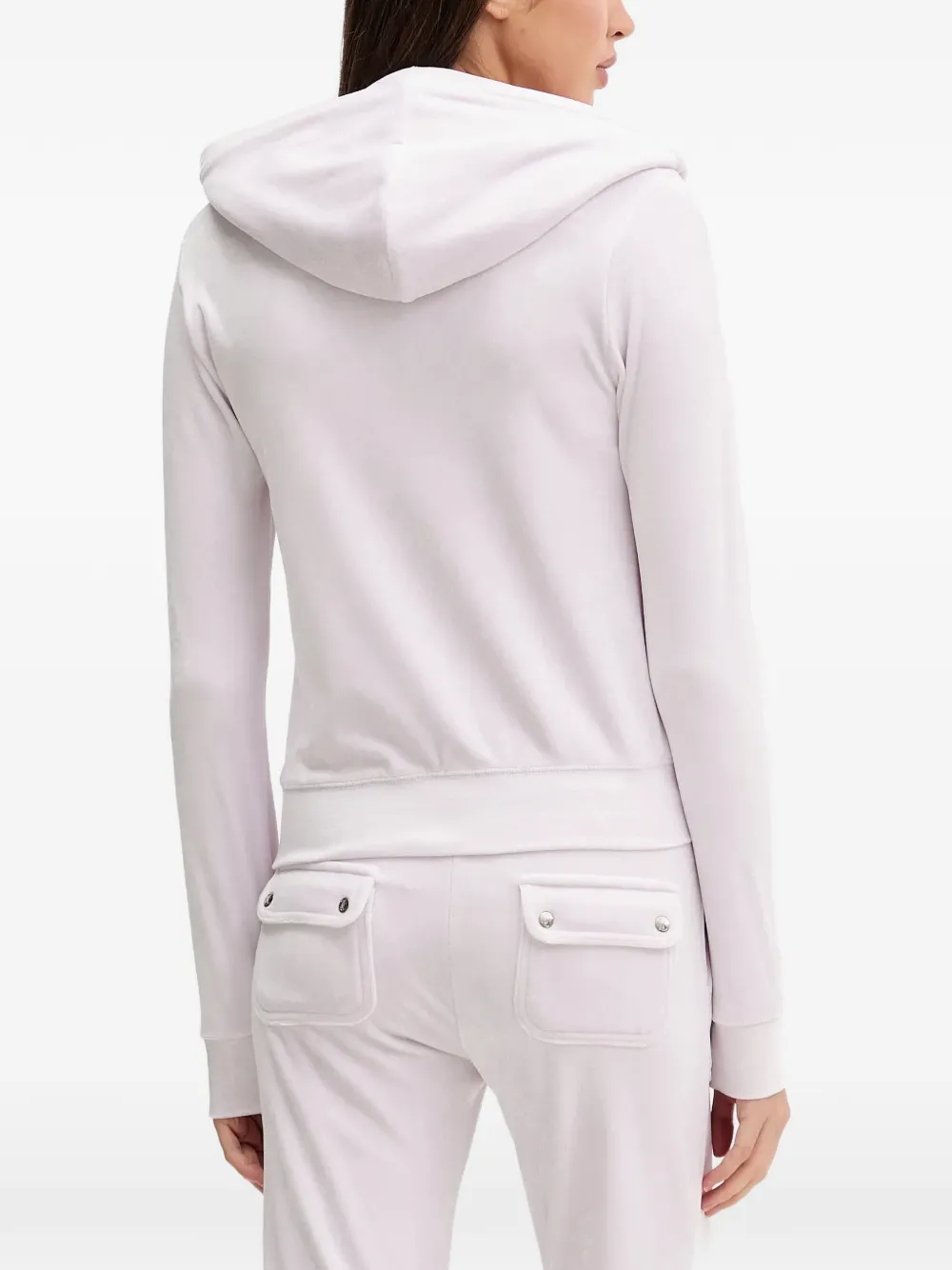 Juicy Couture Hoodie met rits Paars