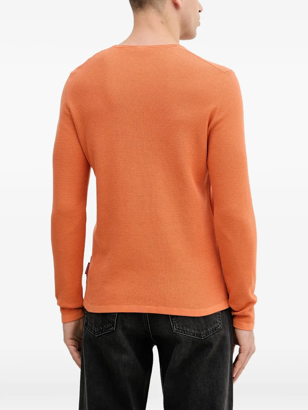  Joop! Waffle-knit Sweater - Orange 