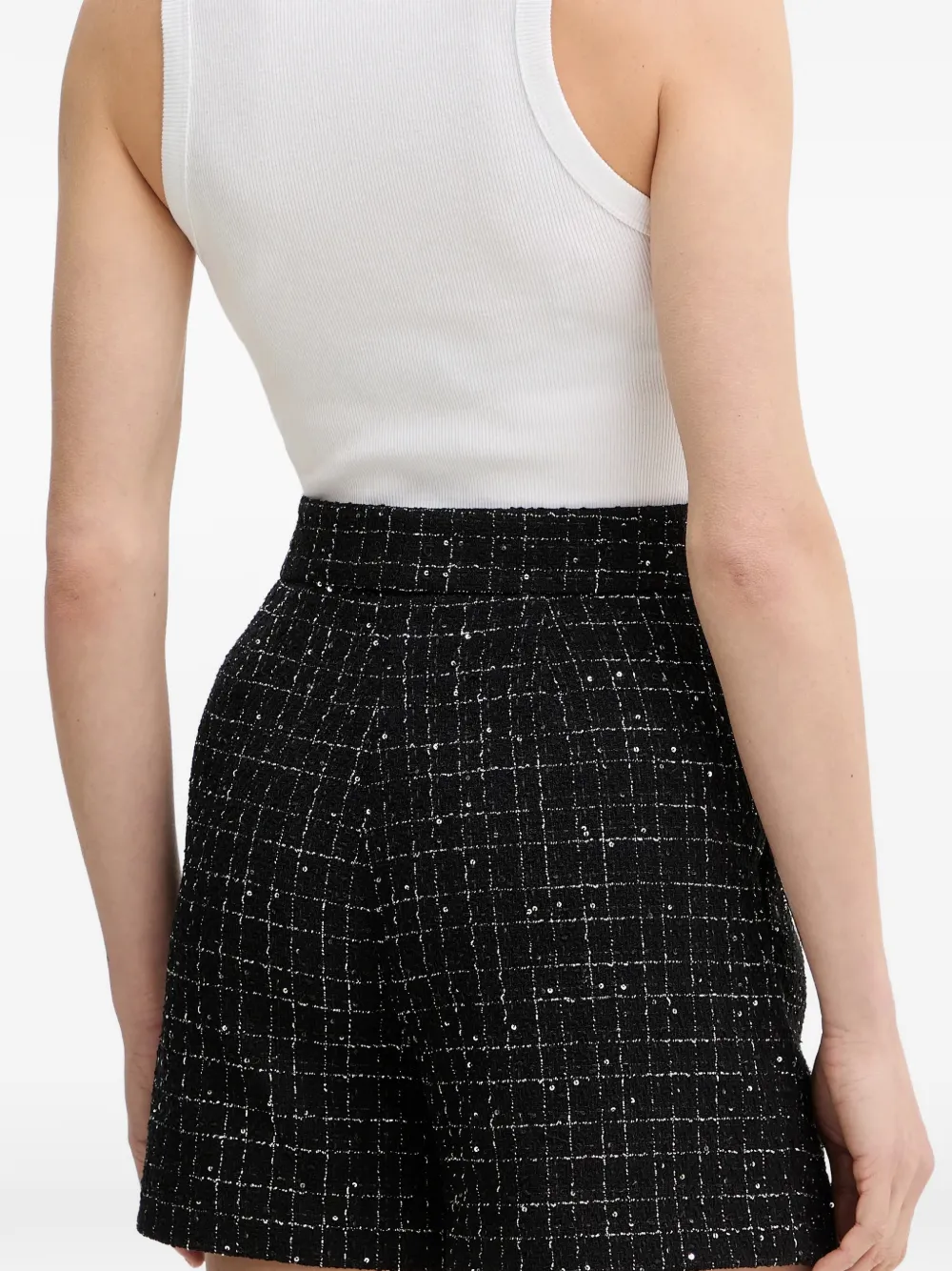 Luisa Spagnoli Atomica Structured Shorts - Black 
