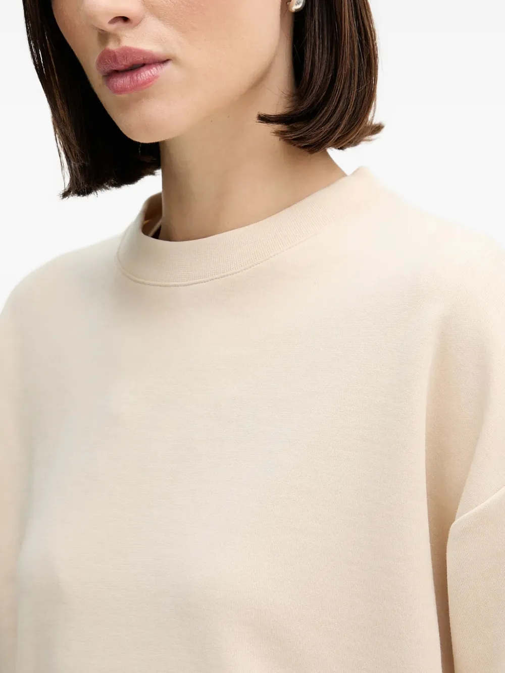 Joop! Sweater met logo Geel