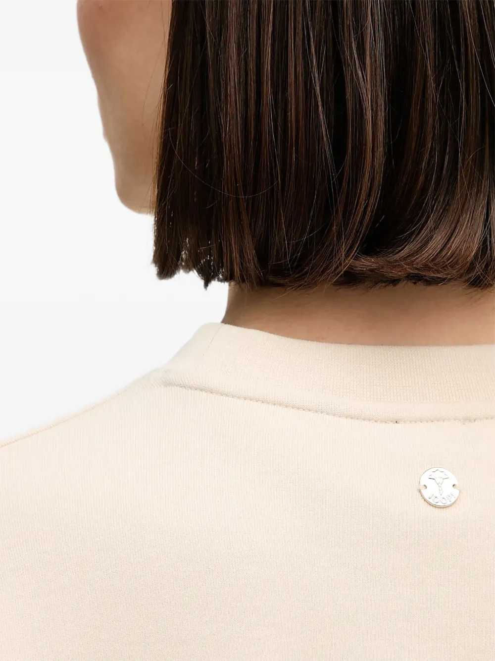 Joop! Sweater met logo Geel