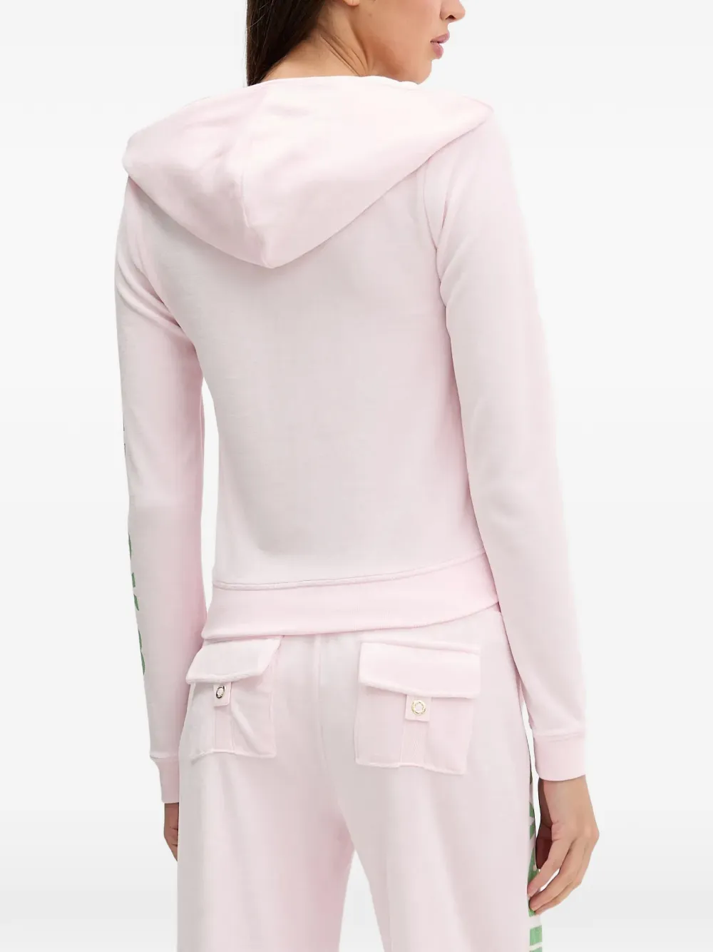 Juicy Couture Hoodie met rits Roze
