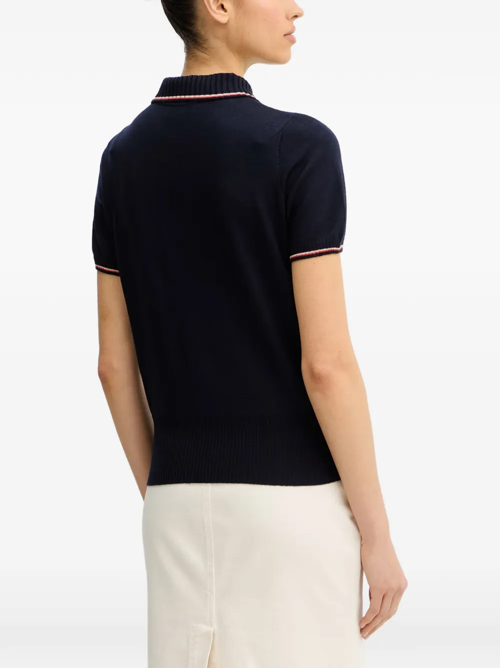  Luisa Spagnoli Miconia Bon-ton Polo Shirt - Blue 