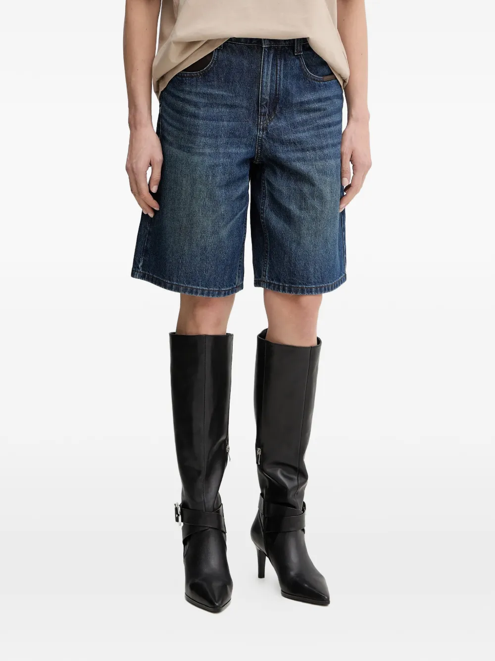 Miss Sixty cotton shorts - Blu