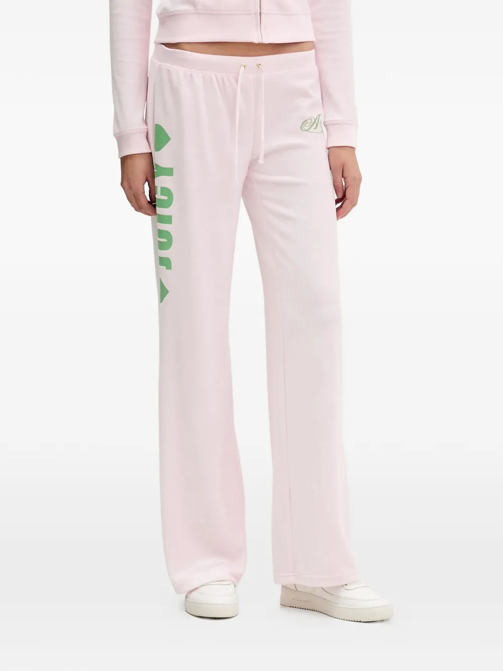 Juicy Couture drawstring-waist rear-pocket track pants - Rosa