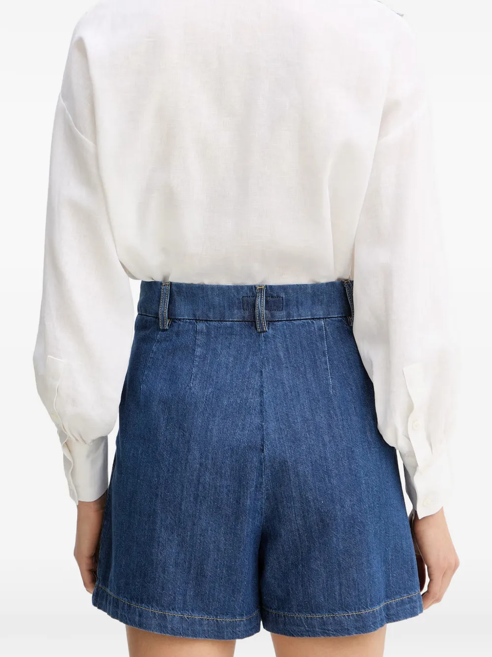  Luisa Spagnoli Culottes Vaqueros Altana - Azul 