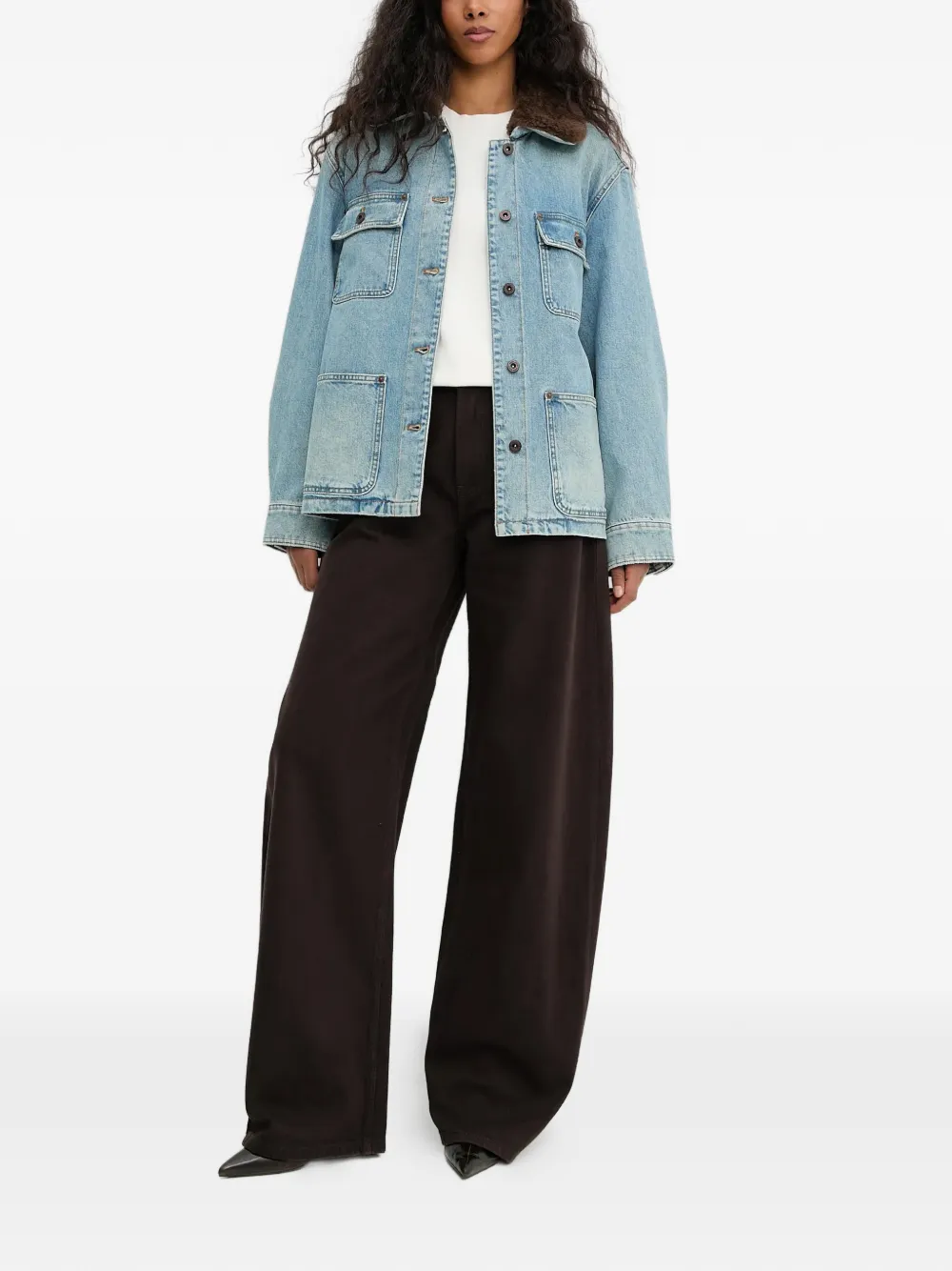  Miss Sixty Pocket Denim Jacket - Blue 