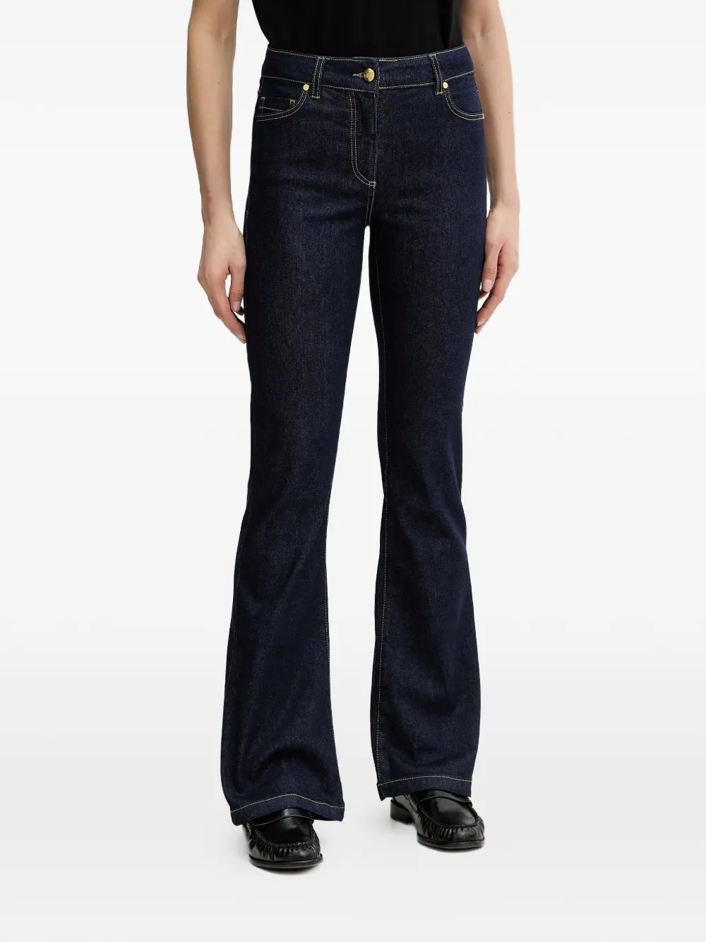 LUISA SPAGNOLI Aggetivo flared jeans - Blau