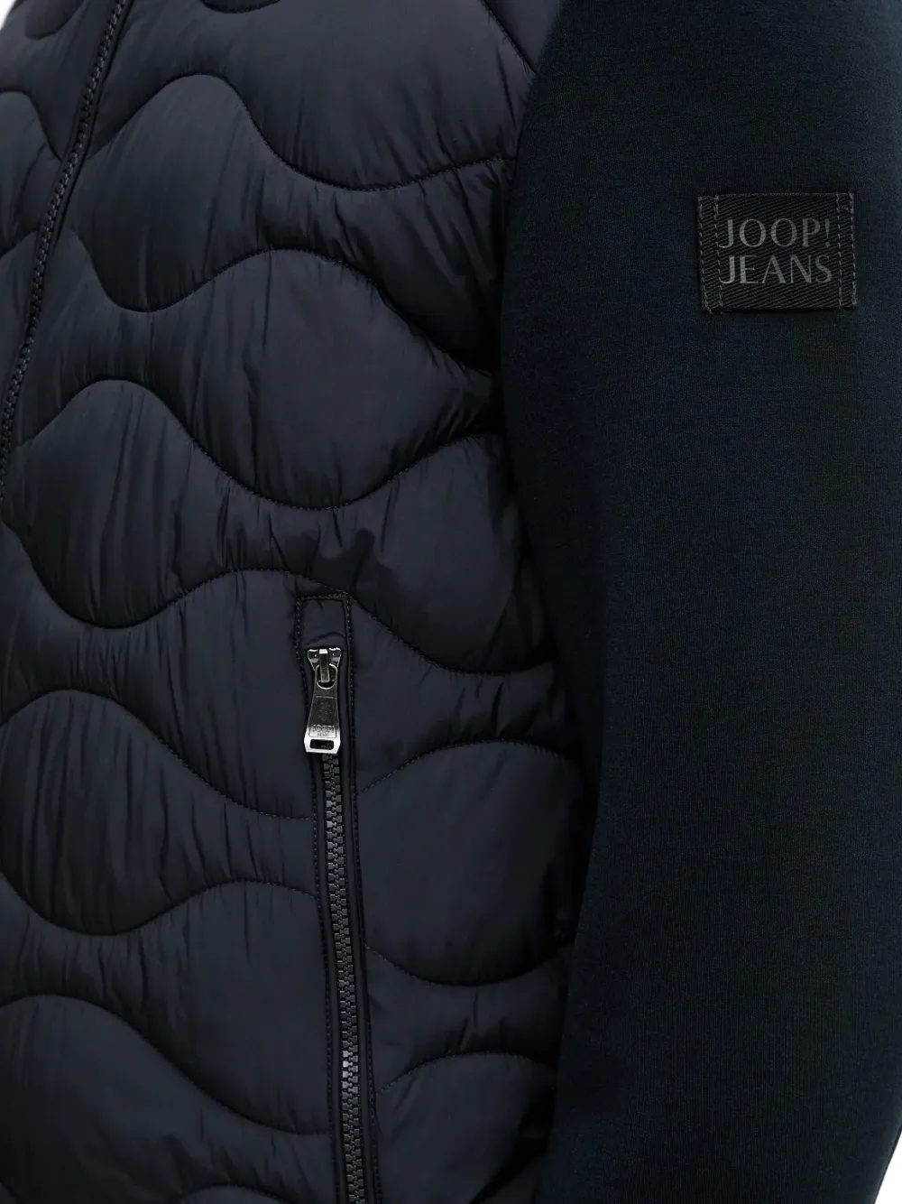 Joop! Gevoerd jack met capuchon Blauw