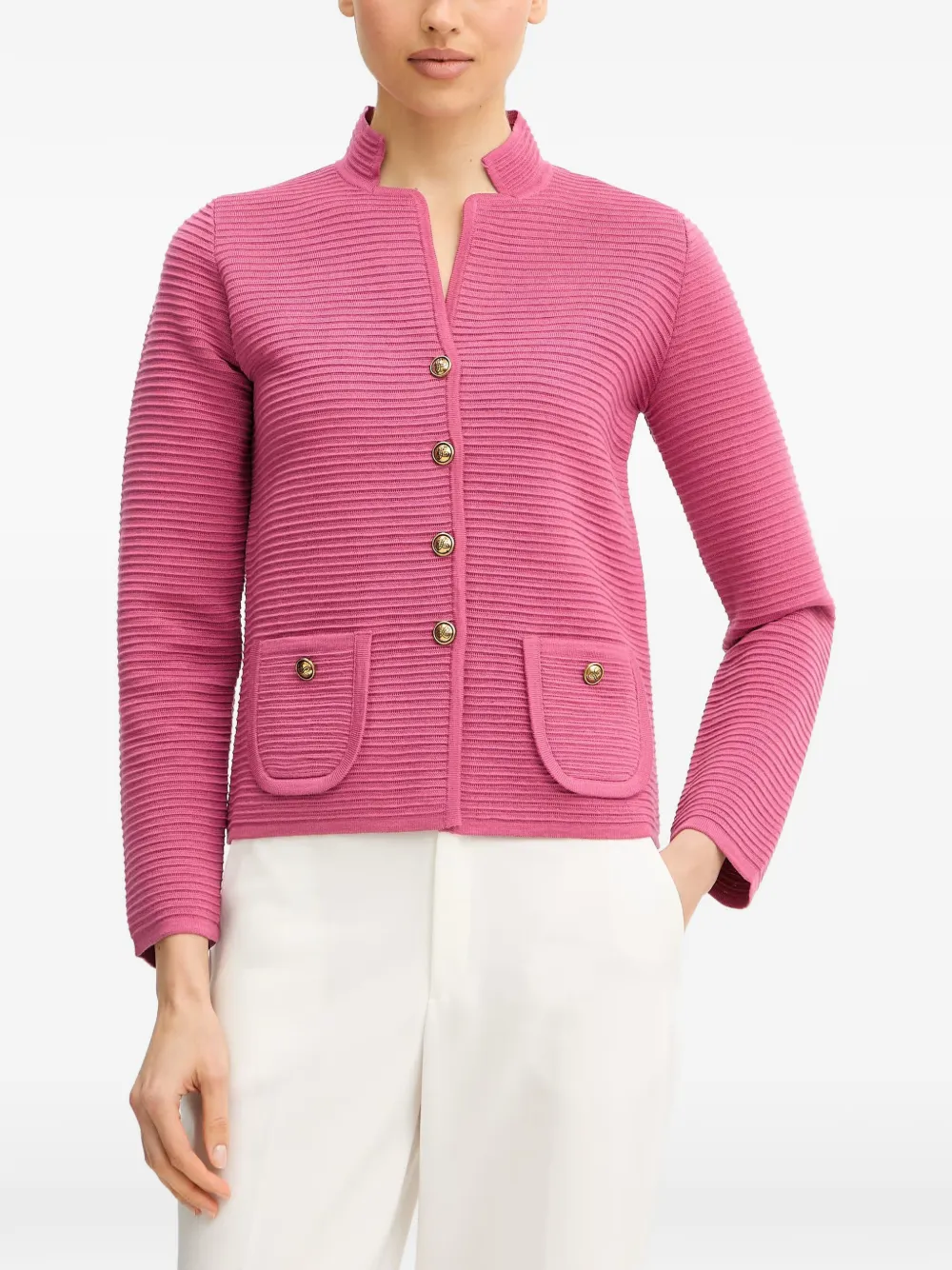 LUISA SPAGNOLI Maranta buttoned cardigan - Rosa