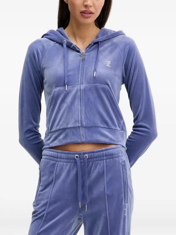 Juicy Couture Moletom De Capuz Com Zíper | Roxo | FARFETCH BR