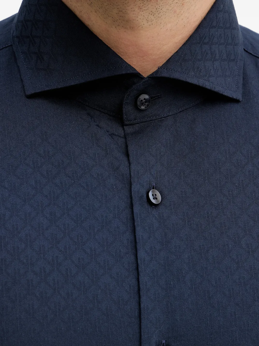 Joop! Overhemd met patroon Blauw