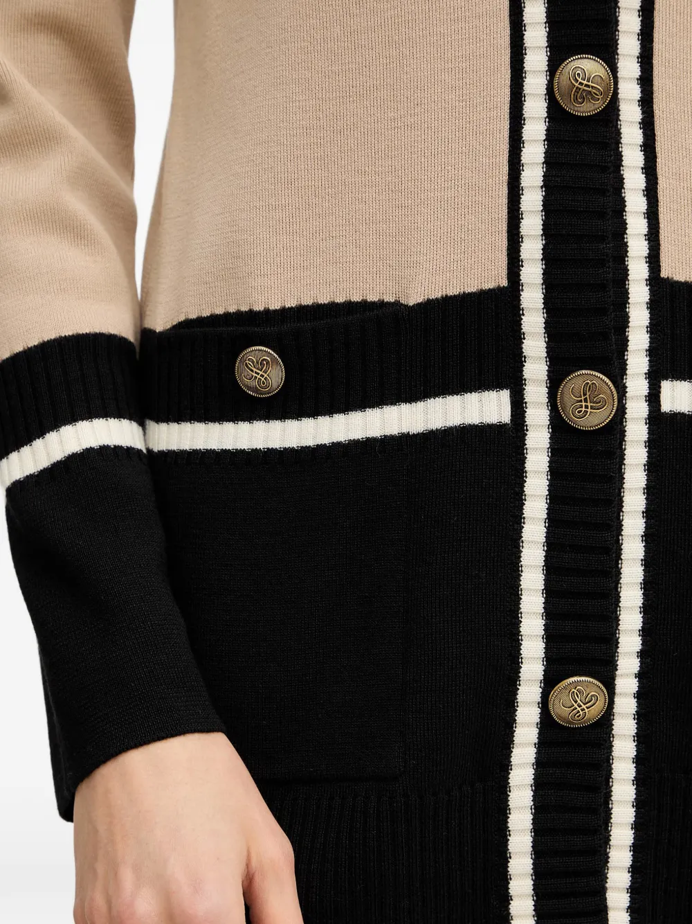 LUISA SPAGNOLI Marinetta lang vest Beige