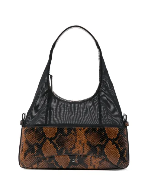 IRO snakeskin-effect mesh tote bag