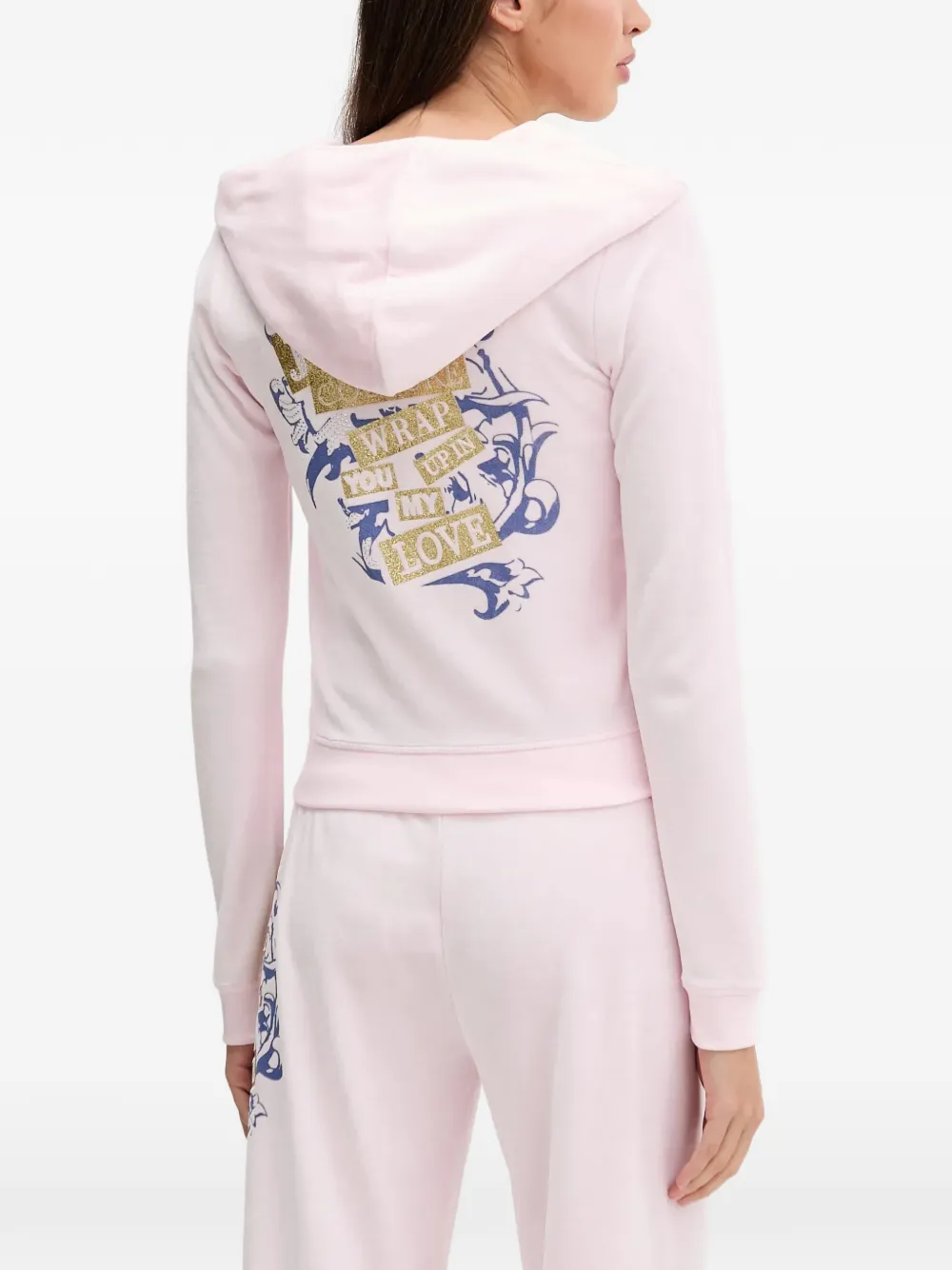  Juicy Couture Zip-up Hoodie - Pink 