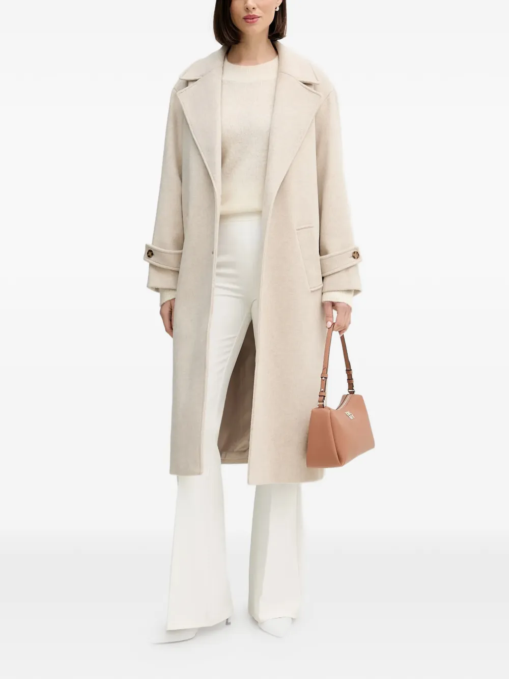 Pedro Del Hierro Jas met knoopmanchetten Beige