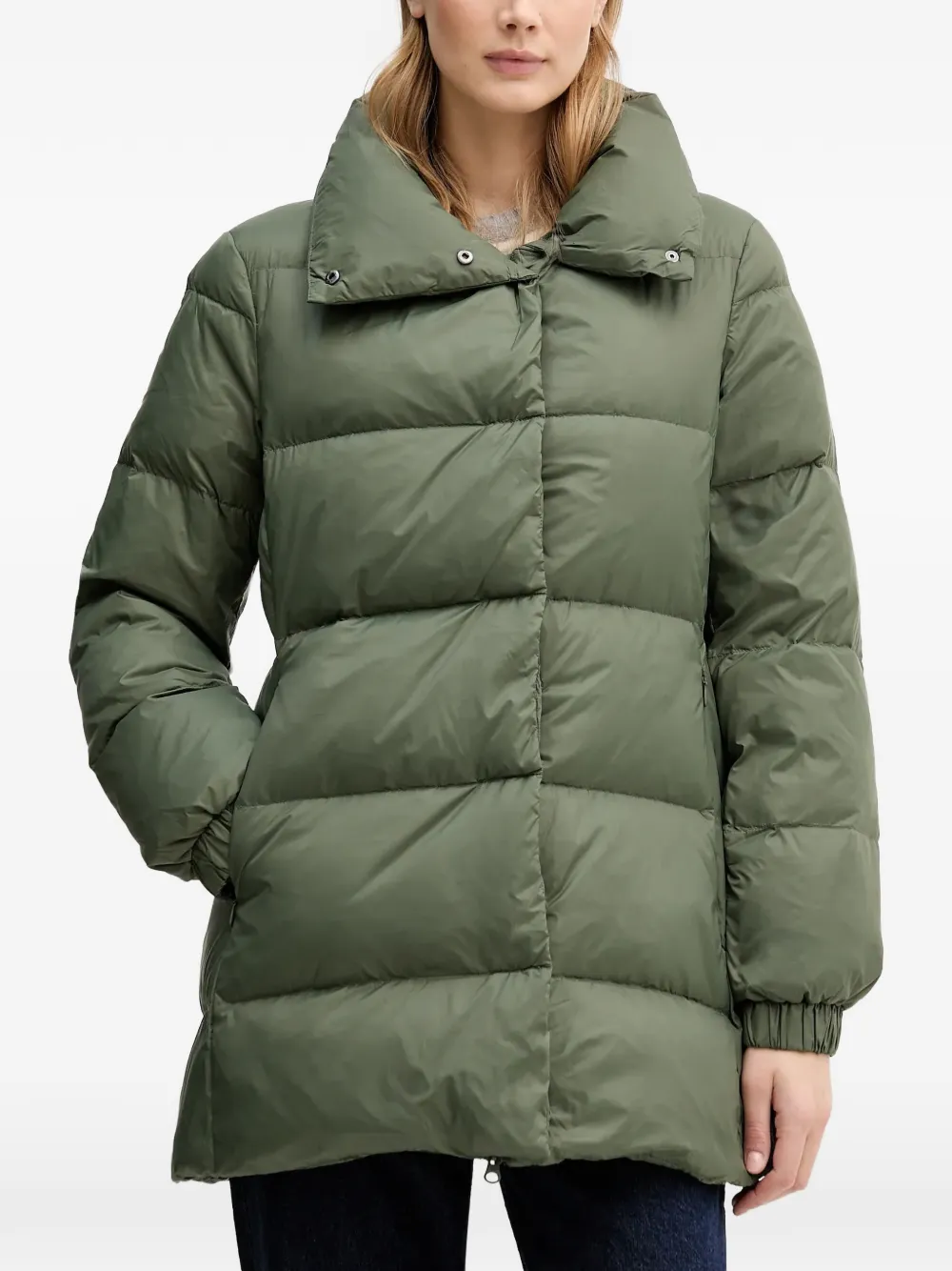 Benetton padded high-neck jacket - Verde