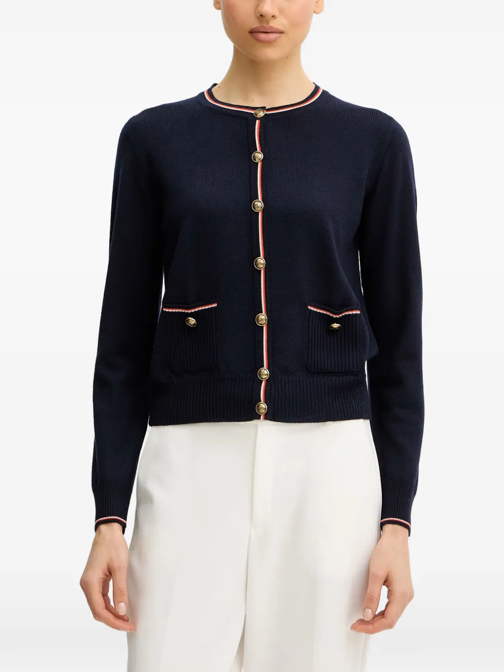 LUISA SPAGNOLI Martorana button pocket cardigan - Blau