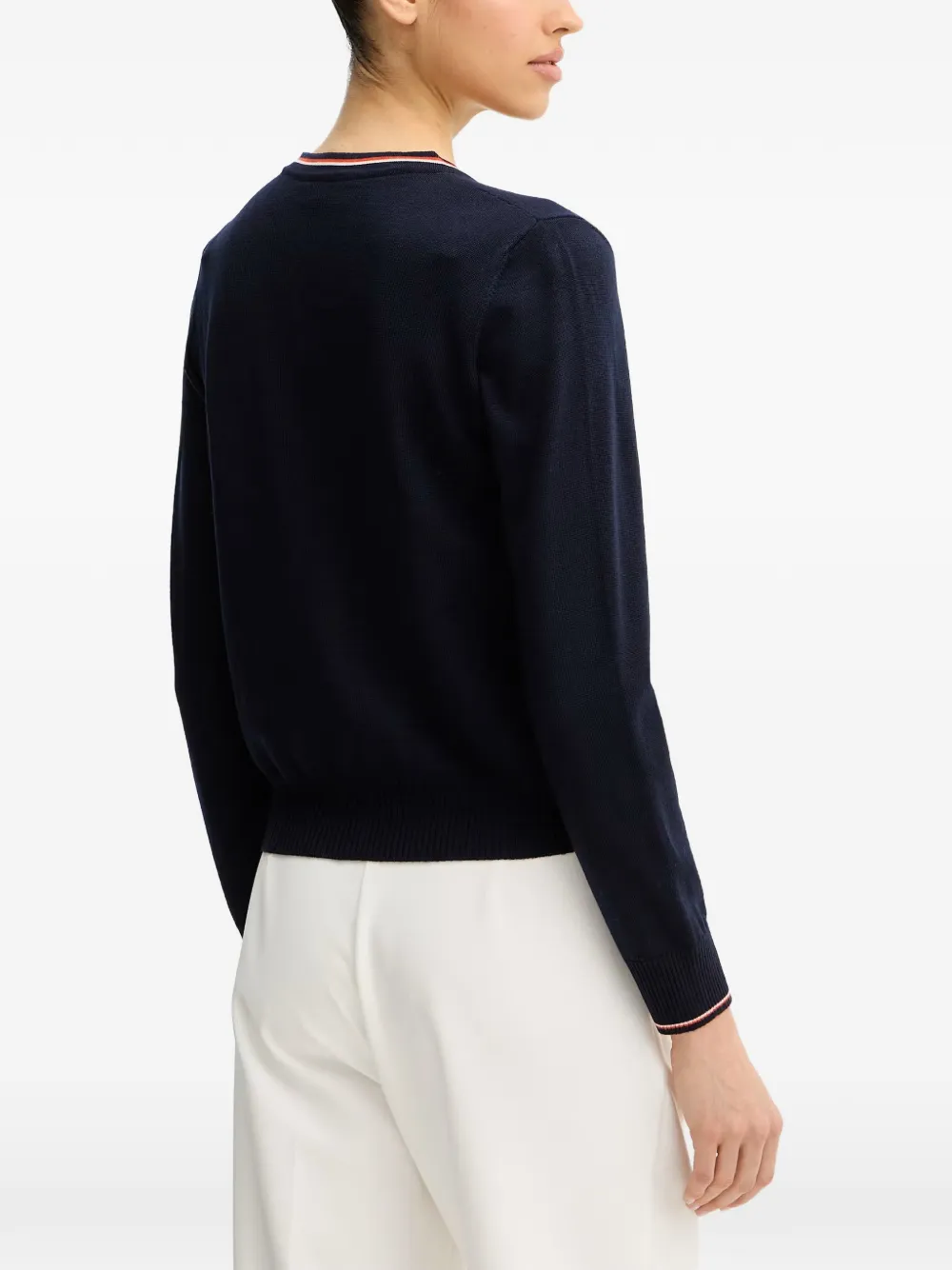  Luisa Spagnoli Martorana Button Pocket Cardigan - Blue 
