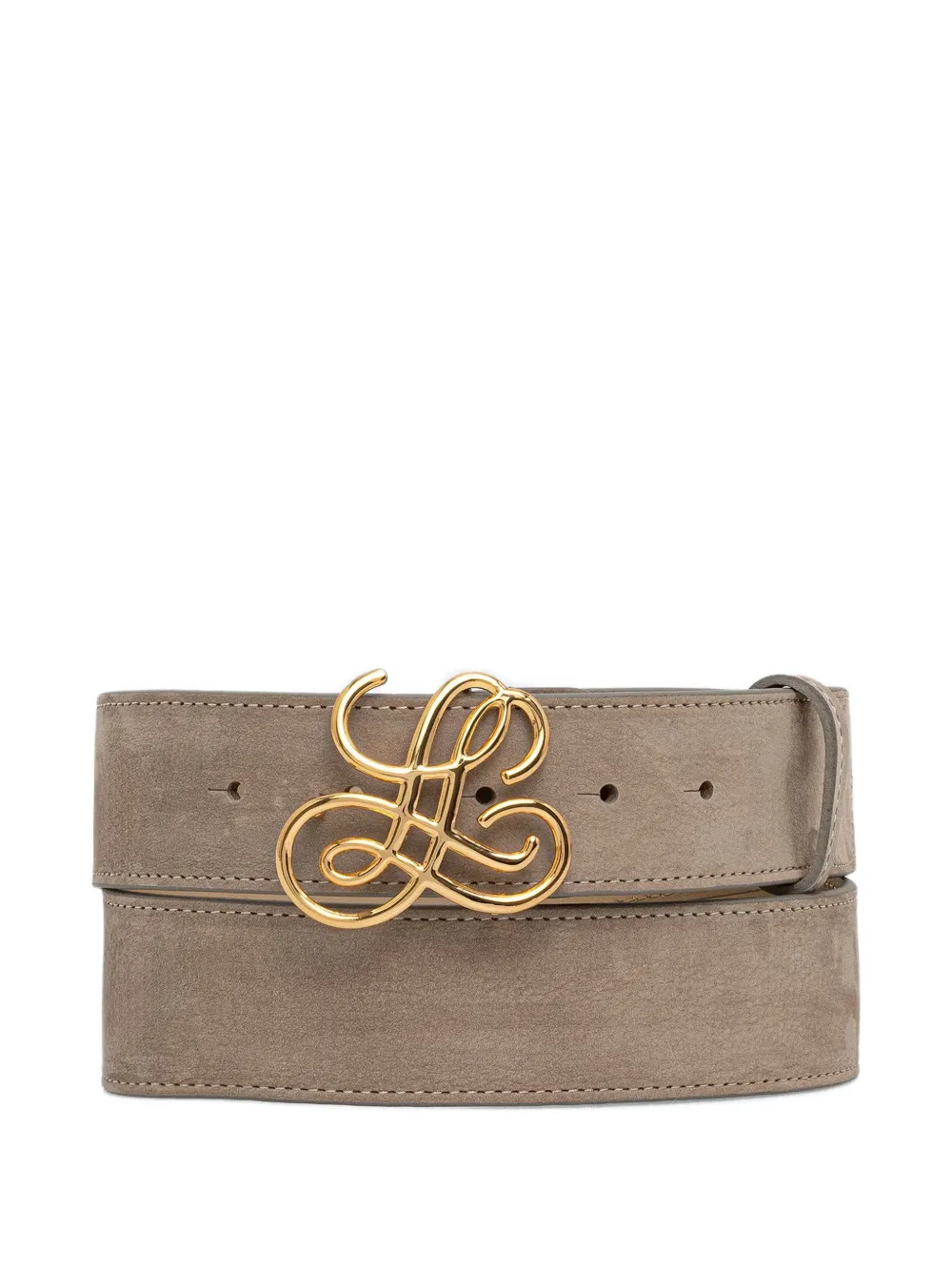 LUISA SPAGNOLI Dantesco logo buckle belt - Grigio