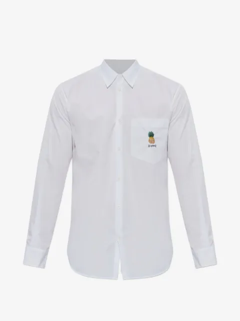 DSQUARED2 pocket pineapple-embroidery shirt