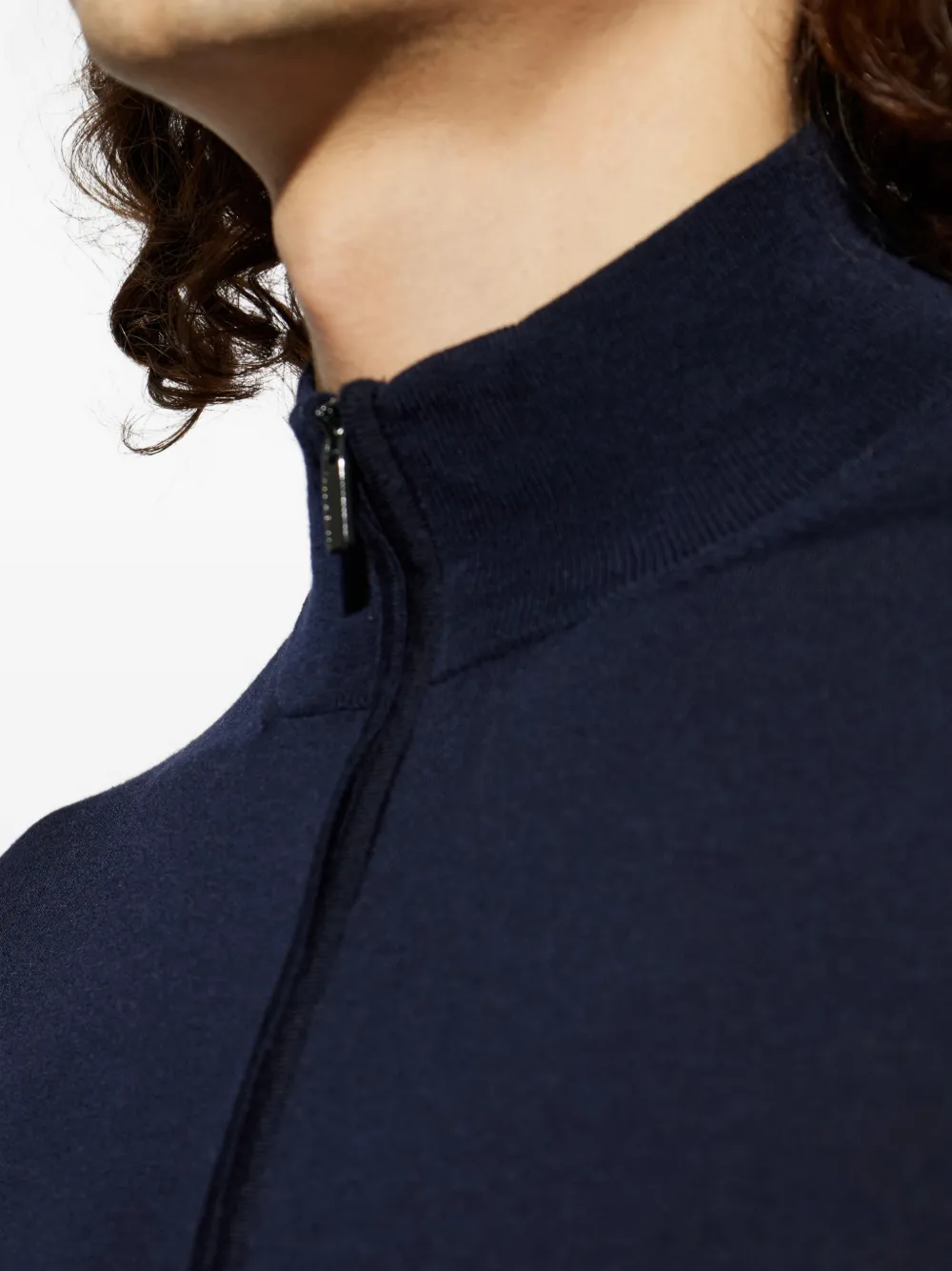 Paul & Shark Trui met halve rits Blauw