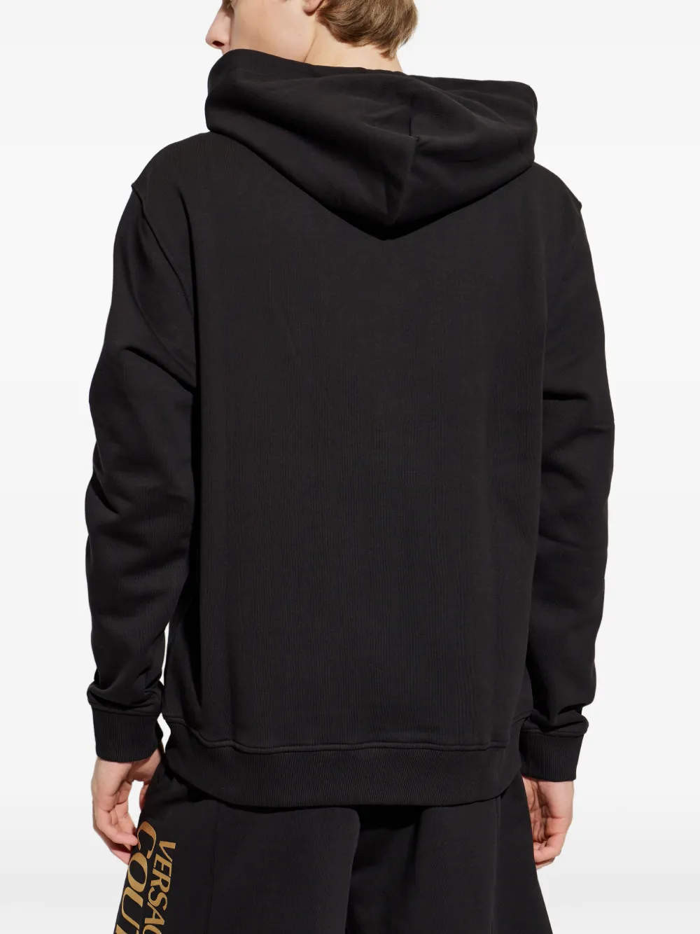 Versace Jeans Couture Hoodie met print Zwart