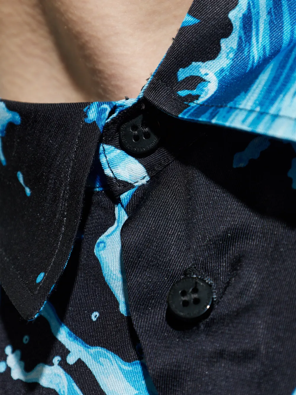 Versace Jeans Couture Overhemd met patroon Zwart