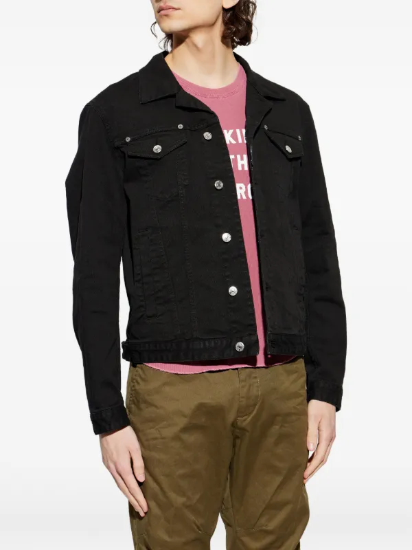 DSQUARED2 Dan Denim Jacket | Black | FARFETCH