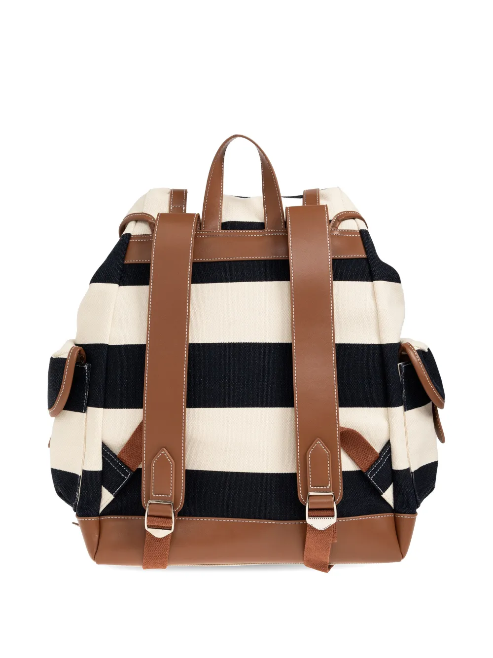  Paul & Shark Striped Drawstring Backpack - Blue 